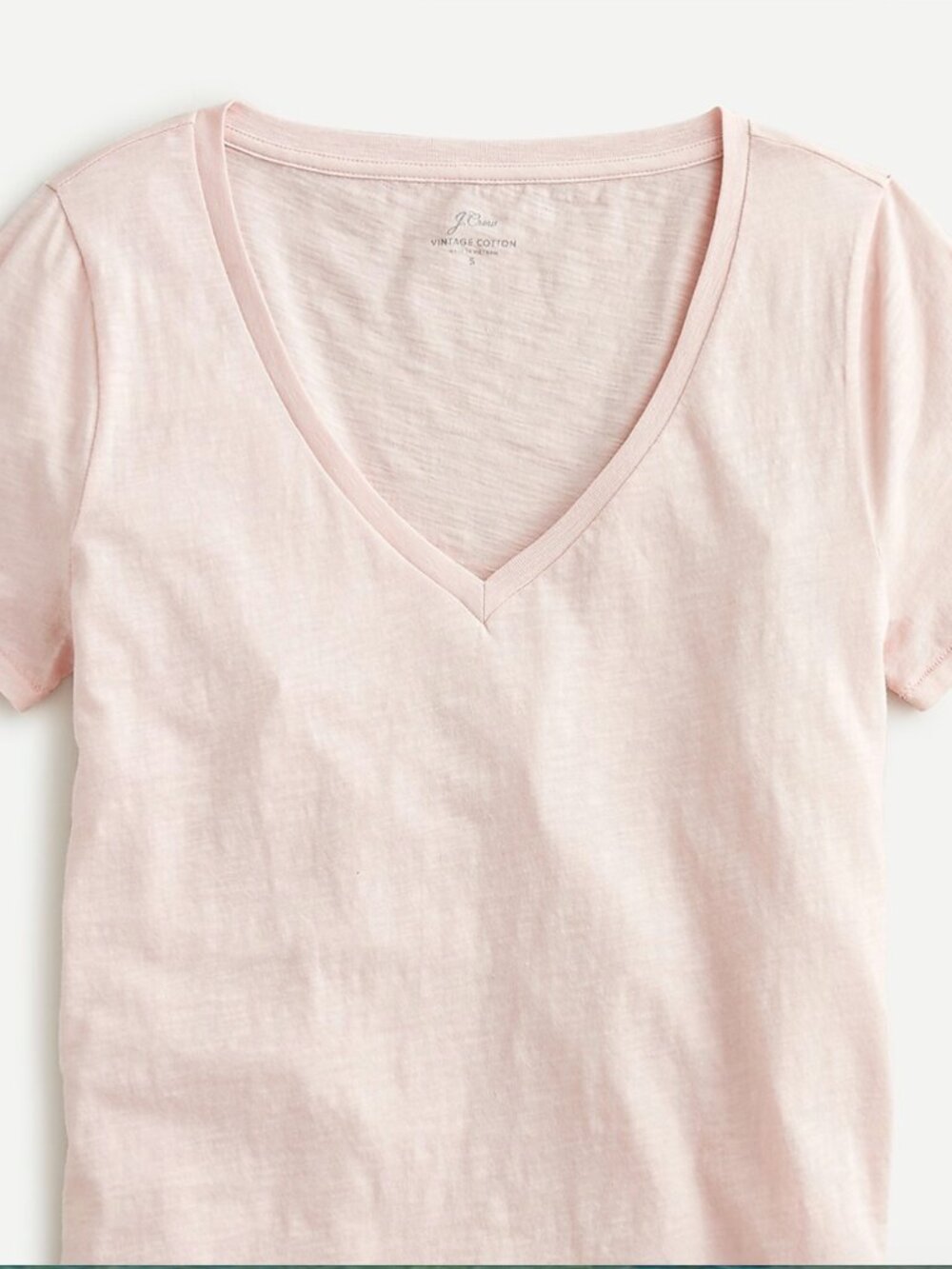 J. Crew Short-sleeve vintage cotton V-neck tee - Picture 4 of 4